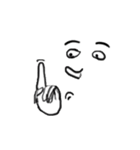 Face X Hand - Not the one you thinking！（個別スタンプ：37）