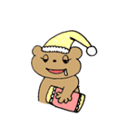 愉快なふたり もこりんとくまさん（個別スタンプ：4）