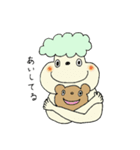 愉快なふたり もこりんとくまさん（個別スタンプ：16）