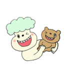 愉快なふたり もこりんとくまさん（個別スタンプ：35）
