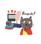 サラリーマン猫ろしかわさん（個別スタンプ：3）
