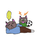 サラリーマン猫ろしかわさん（個別スタンプ：4）