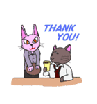 サラリーマン猫ろしかわさん（個別スタンプ：9）