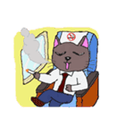 サラリーマン猫ろしかわさん（個別スタンプ：13）