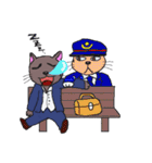 サラリーマン猫ろしかわさん（個別スタンプ：21）
