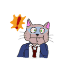 サラリーマン猫ろしかわさん（個別スタンプ：32）