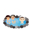 白馬に暮らす、白馬を楽しむ三姉妹（個別スタンプ：16）