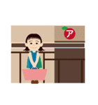 白馬に暮らす、白馬を楽しむ三姉妹（個別スタンプ：29）