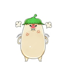 ナスはナスでも白なすナス。（個別スタンプ：24）