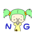 はなちゃんは かわいい（個別スタンプ：8）