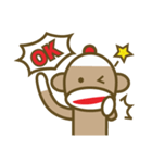 Mr Sock Monkey's Happy life 2（個別スタンプ：1）