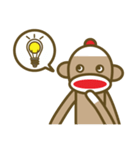 Mr Sock Monkey's Happy life 2（個別スタンプ：4）