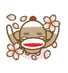 Mr Sock Monkey's Happy life 2（個別スタンプ：13）