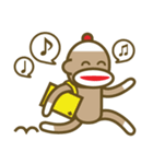 Mr Sock Monkey's Happy life 2（個別スタンプ：21）