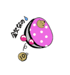 ちびちゃんとワンコ（個別スタンプ：3）