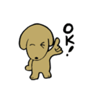 ちびちゃんとワンコ（個別スタンプ：22）