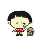 ちびちゃんとワンコ（個別スタンプ：25）