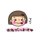 おかっぱちゃんの使えるスタンプ（個別スタンプ：7）