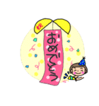 おかっぱちゃんの使えるスタンプ（個別スタンプ：36）