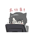 寝不足君（個別スタンプ：40）