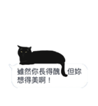 LazyFatBlackCat 2 - Conversation（個別スタンプ：21）