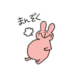 たまに危険なうさぎとにんじん（個別スタンプ：34）