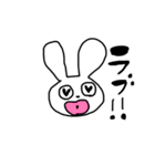 ヘタ描きウサギ（個別スタンプ：36）