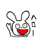 ヘタ描きウサギ（個別スタンプ：40）