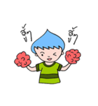 Blue men head nongmapro（個別スタンプ：1）
