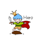 Blue men head nongmapro（個別スタンプ：9）