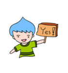 Blue men head nongmapro（個別スタンプ：11）