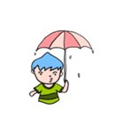 Blue men head nongmapro（個別スタンプ：14）