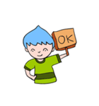 Blue men head nongmapro（個別スタンプ：15）