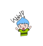 Blue men head nongmapro（個別スタンプ：23）