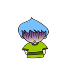 Blue men head nongmapro（個別スタンプ：27）