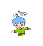 Blue men head nongmapro（個別スタンプ：28）