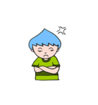 Blue men head nongmapro（個別スタンプ：36）