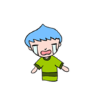 Blue men head nongmapro（個別スタンプ：37）