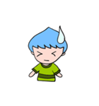 Blue men head nongmapro（個別スタンプ：38）