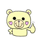 くまたろう時々うさぎ化（個別スタンプ：3）