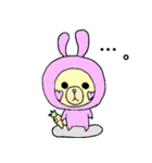 くまたろう時々うさぎ化（個別スタンプ：37）