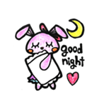 おちゃめなネコ＆ウサギ（個別スタンプ：8）