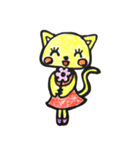 おちゃめなネコ＆ウサギ（個別スタンプ：9）