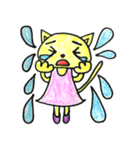 おちゃめなネコ＆ウサギ（個別スタンプ：14）