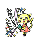 おちゃめなネコ＆ウサギ（個別スタンプ：29）