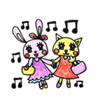 おちゃめなネコ＆ウサギ（個別スタンプ：32）