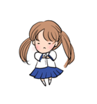 24h School Girl（個別スタンプ：4）