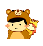 Bear＆Cat story（個別スタンプ：37）