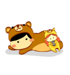 Bear＆Cat story（個別スタンプ：38）