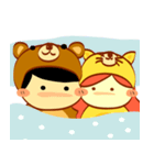 Bear＆Cat story（個別スタンプ：39）